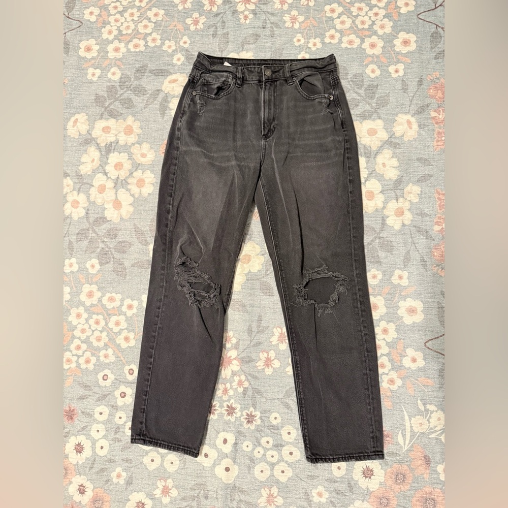 American Eagle Outfitters Black Boyfriend Jeans